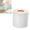 Roll Tissue Box Holder Innovative Modern Concise Large Space Round Tissue Toilet Paper Dispenser for Bathroom Living Room