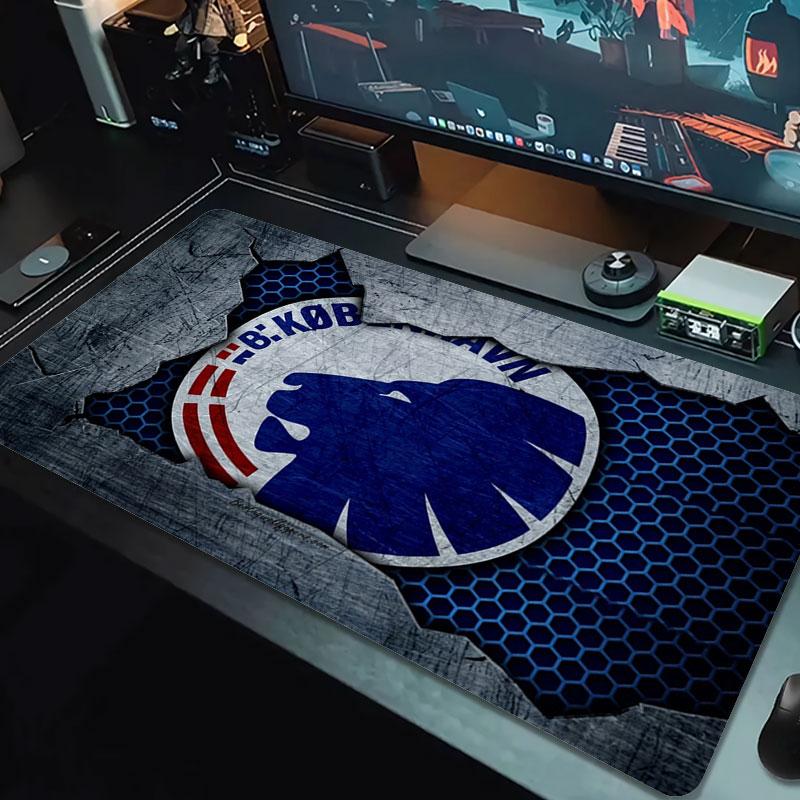 FC Copenhagen Large Size Mouse Pad Large Gaming Table Cushion Non-slip Laptop Tablet Big Mousepad XXL Mat Mini PC Playmat With Lock edge