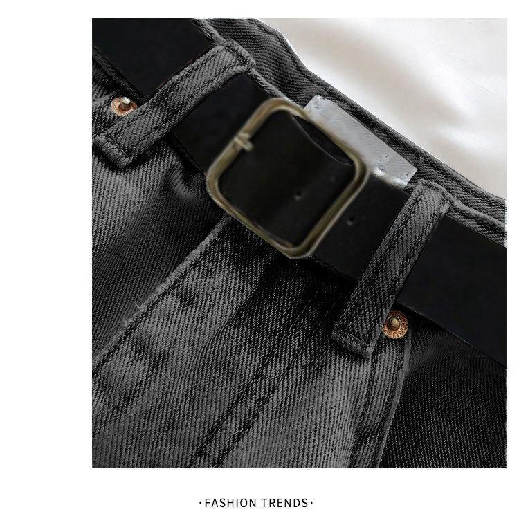 Damen High-Waist zerrissene Jeans-Shorts - Sommerlich lässig A-Linie, ausgefranster Saum, Bauchkaschierend, Schlankmachender Wide-Leg Stil