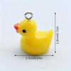 10Pcs 3D Yellow Duck Charms Cute Pendants For Jewelry Making Handmade Earrings Bracelet Necklace Key Chain Accessories