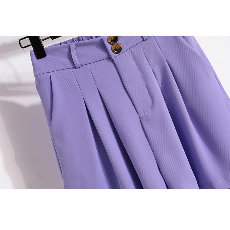 Dimanaf 2025 Plus Size Shorts Summer Women Solid Loose High Waist Casual Short Pants Basic New