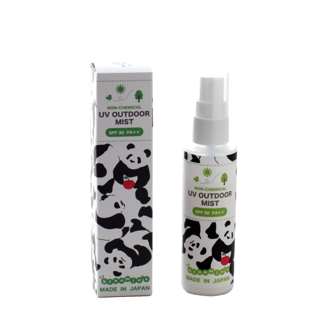 

Bloomies SPF30 BN UV Outdoor Mist Panda Kids Солнцезащитный спрей Солнцезащитный спрей PA++ Нехимический (белый) Детские цветочки 000663-0005-01 белый