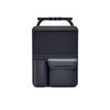 Premium Leather Car Seat Back Storage Bag, Adjustable Strap Multi-Pocket Organizer for Auto Interior