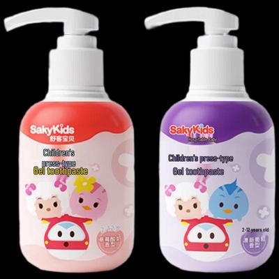 Shuke Kids Lågfluorid Anti-Karies Press Gel Tandkräm 150g