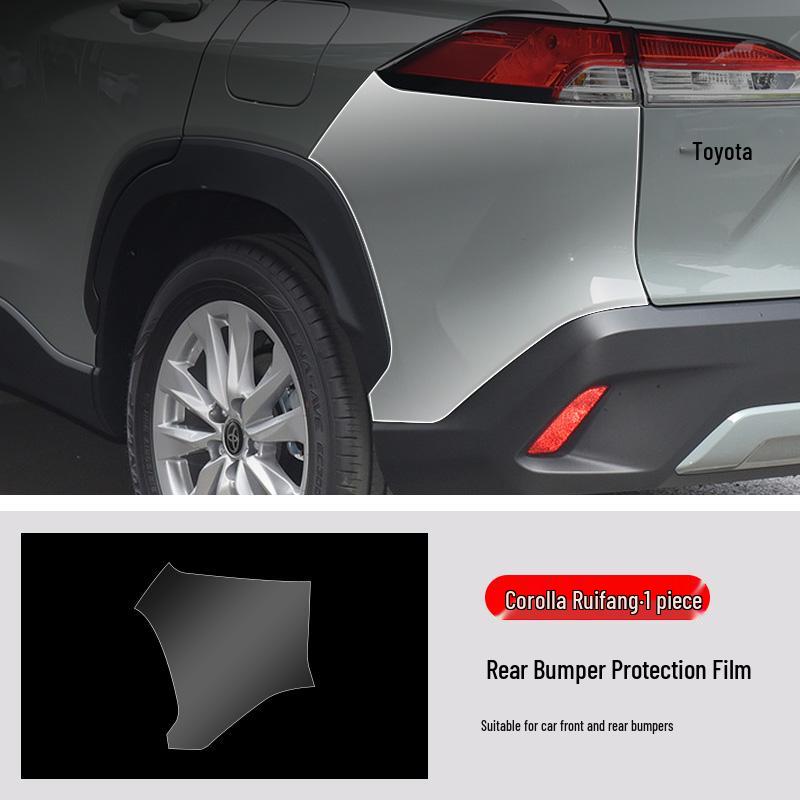 

2024 Corolla Ruifang Предварительно вырезанная прозрачная невидимая ТПУ пленка для кузова автомобиля для переднего и заднего бампера See description for specifications