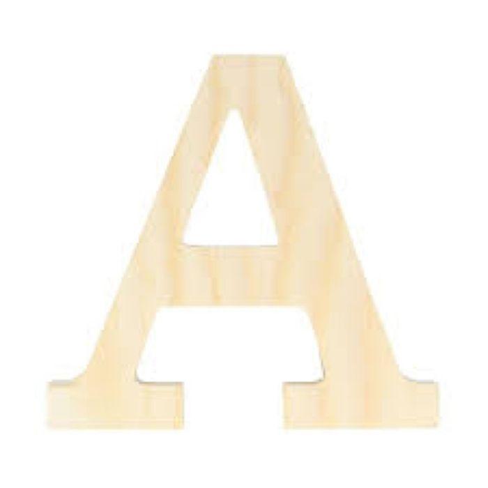 LETTRE A - 11.5 CM - BOIS