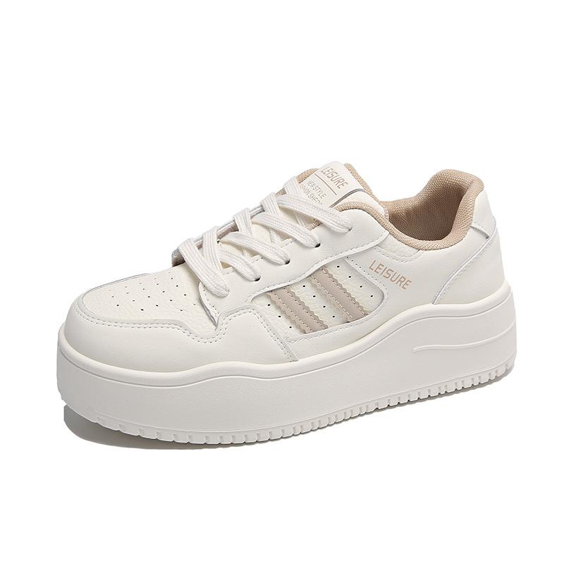 2025 autumn new ins Korean version breathable little white shoes female students platform versatile casual sports board shoes MXF03