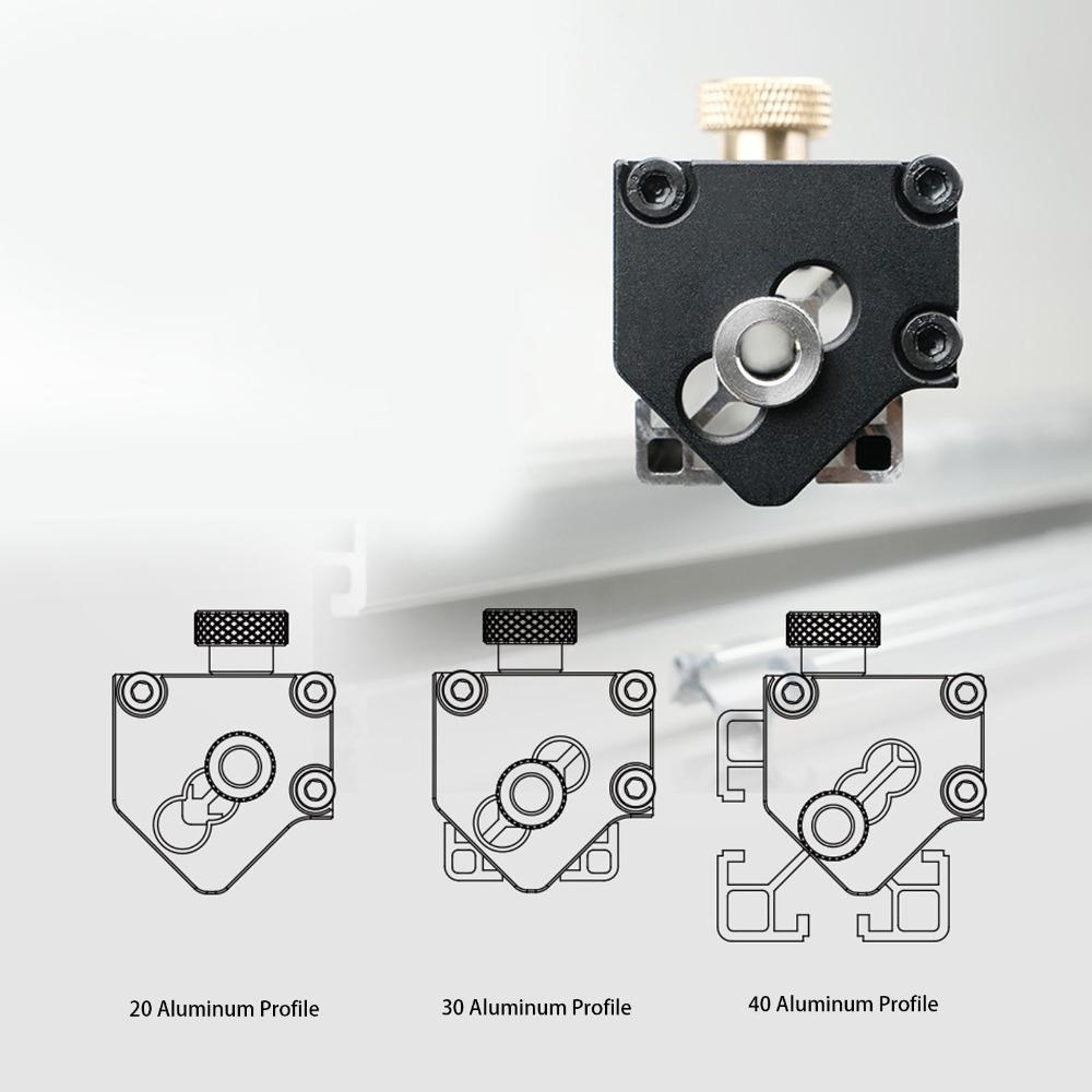 Compact Tap Guide Jig 20 30 40 Series Portable Drill Guide  Aluminum Profile Drilling & Tapping