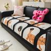 Polyester Cotton Sofa Cover for Living Room Leaf Edge Bohemian Universal Sofa Mat Embroidery Non-Slip Sofa Cover Home Cushion