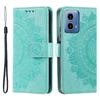 For Motorola Moto G45 5G/G34 5G Phone Case Mandala Flower Stand PU Leather Cover Wallet