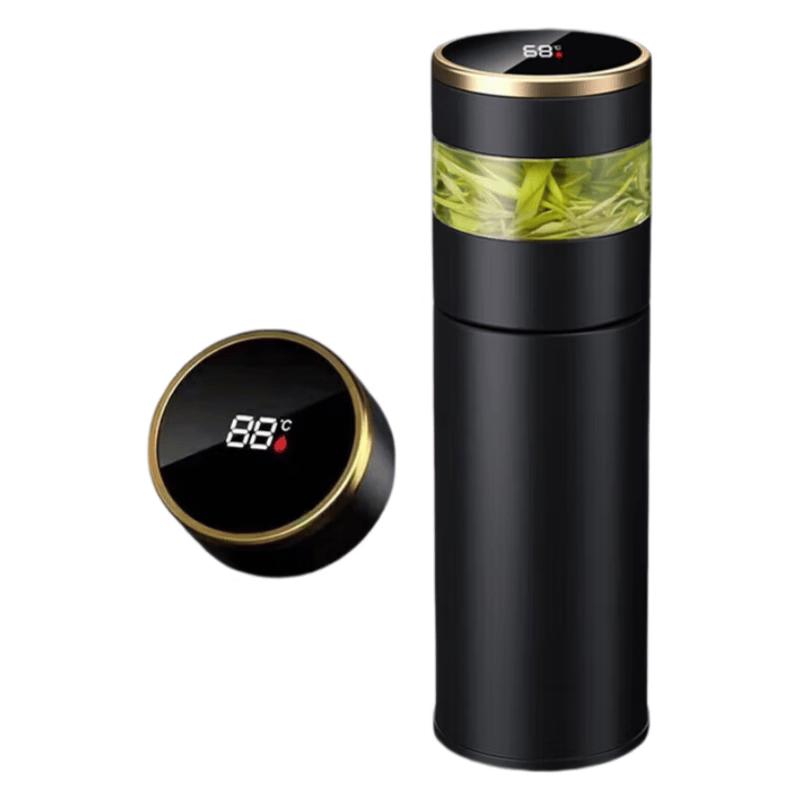 Smart Tea Infuser Thermos with LED Temperature Display