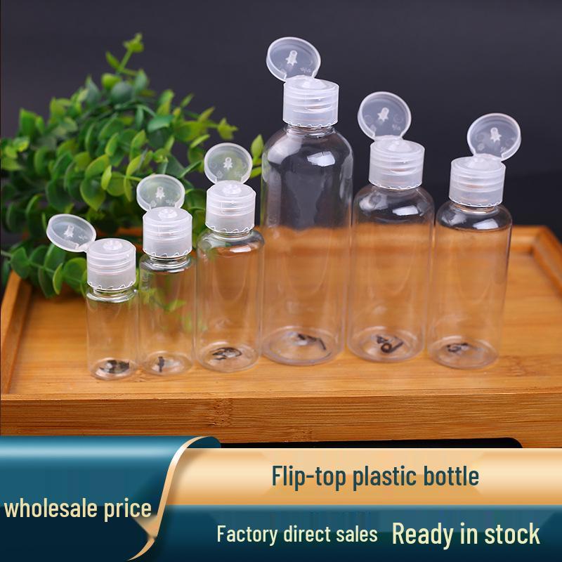 Transparent Flip-top Plastic Dispensing Bottles - 20ml to 200ml Capacity 10ml Transparent Flip-top Bottle