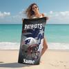 Personalized Rams Helmet Print Beach Towel Microfiber Beach Towel Thin Absorbent for Beach Swimming Yoga Bath Sports. 0910359