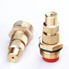 Adjustable Brass Nozzle Heavy Duty Adjustable Nozzle Twist Hose Nozzle  For Watering Gardens