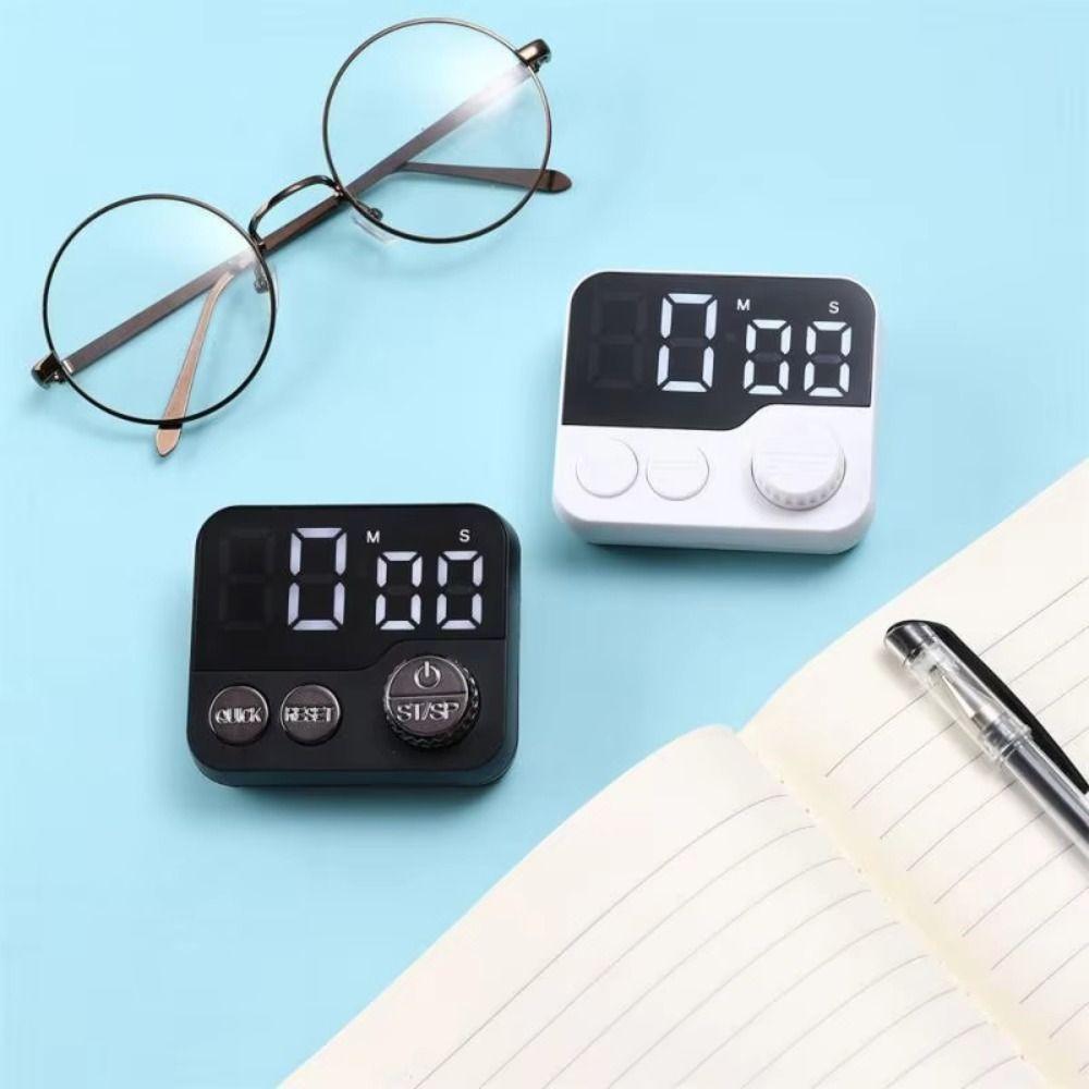 Large Screen Digital Kitchen Timer Magnetic Rotary Countdown Timer LED Cooking Timer Kitchen Use