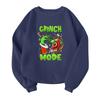 Children's Fashionable Lightweight Long-sleeved Round Neck Pullover With Pockets Printed Pullover