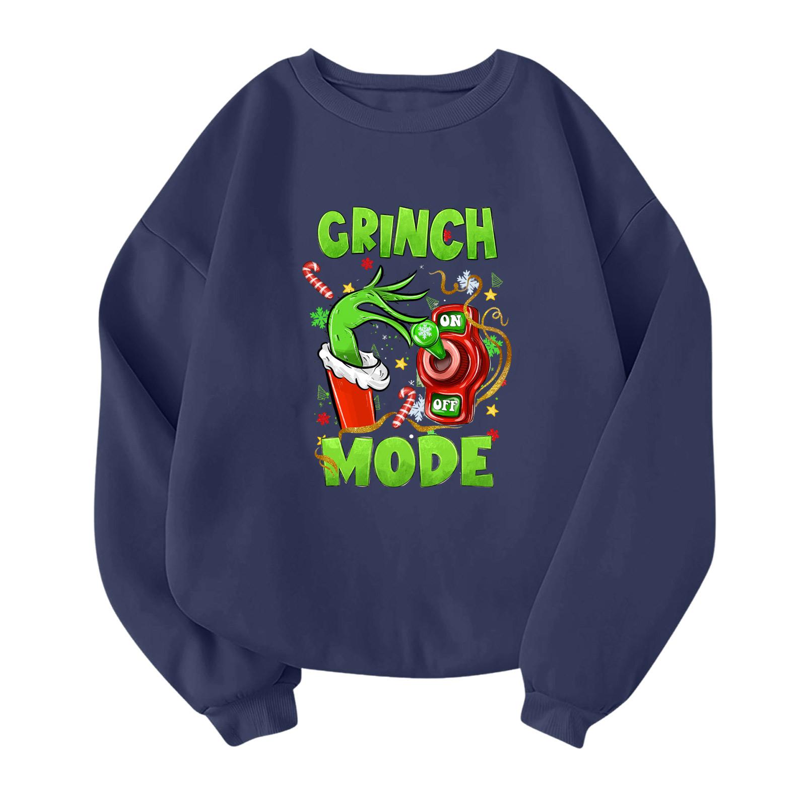 

Детский модный легкий пуловер с длинным рукавом и круглым вырезом с карманами, пуловер с принтом 160 тёмно-синий