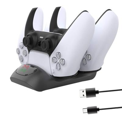Dual Sense Controller Charging Dock Station Dual Charger with USB for PS5 USB External