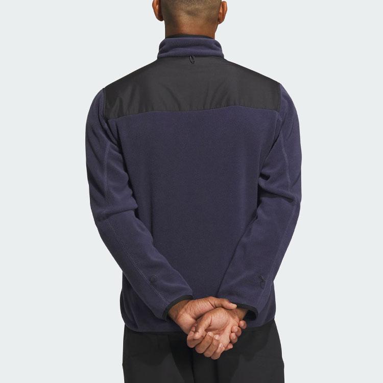 Adidas Full-Zip Polar Fleece Jacket Men Jacket Dark-Teal IR8338