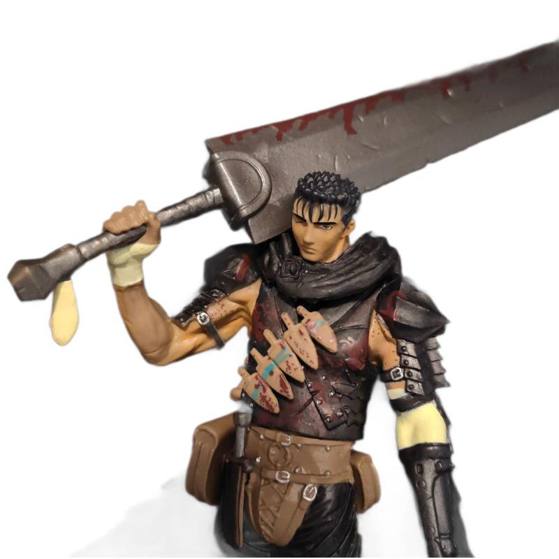 Berserk Guts: Scarred Warrior Bloodstained Anime Figure Model