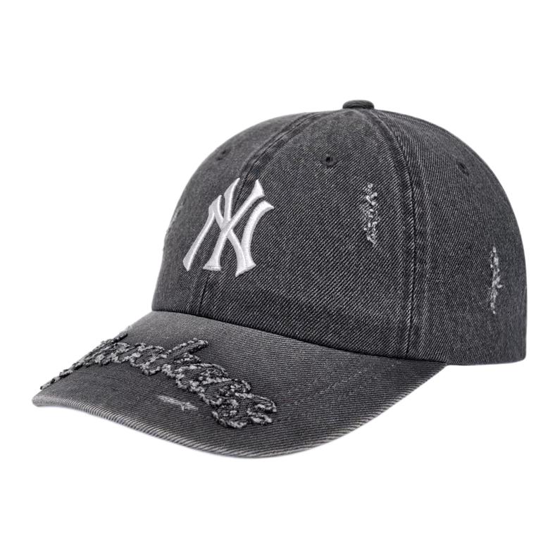 Хлопковые Бейсболки MLB Унисекс Черные Модные 3ACPV195N-50BKS F