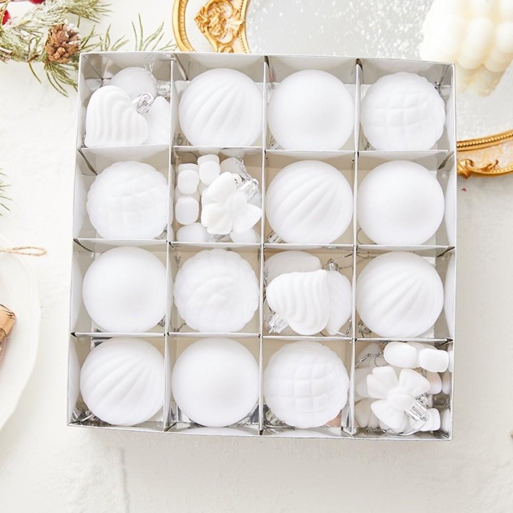 32Pcs/set Xmas Baubles Xmas Tree Hanging Pendant 6cm Xmas Ornament Ball Christmas Ball Set