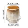 1/2PC Heat Resistant Vertical Glass Coffee Cup Transparent Whiskey Beer Glass Creative Household Drinkware Party Glass Supplies
