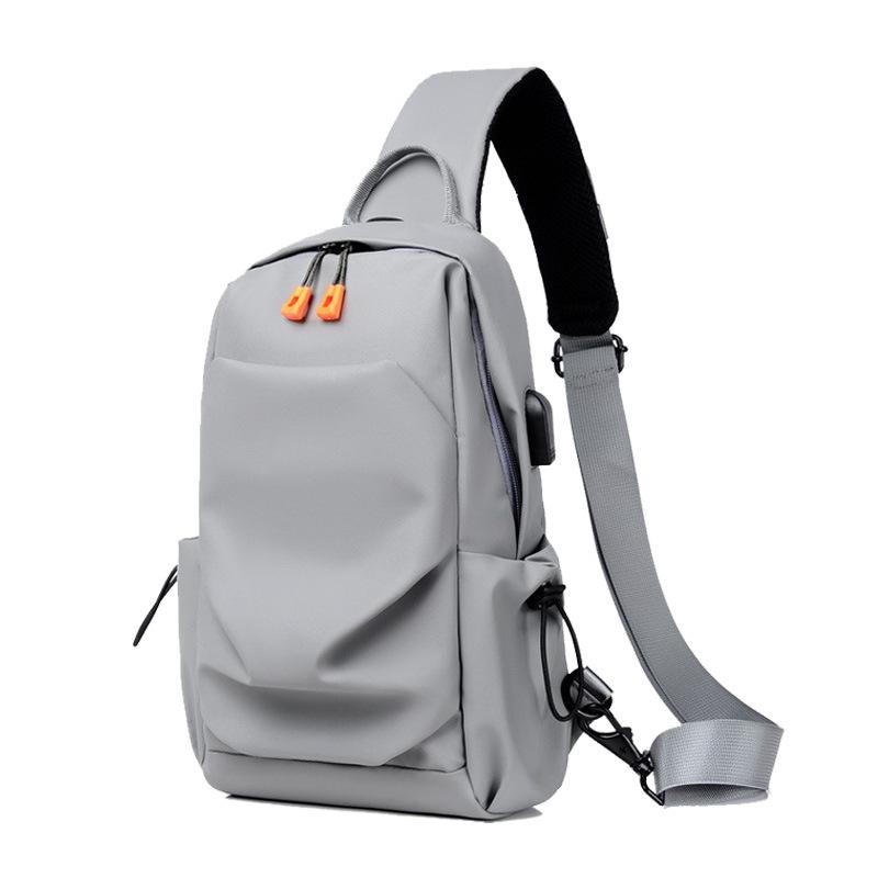 Fashionable Men's Breast Bag High-end Casual Women's Crossbody Bag Trendy Lightweight Waterproof Shoulder Bag Travel Breathable Chest Bag