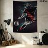 Football Wall Tapestry Aesthetic Wall Hanging Printed Fabric Blanket Decorative Tapestries for Bedroom Living Room Home Decor