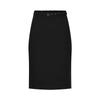 JUZUI ANNANKE Women's Commuter Style Slim Belt Midi Skirt