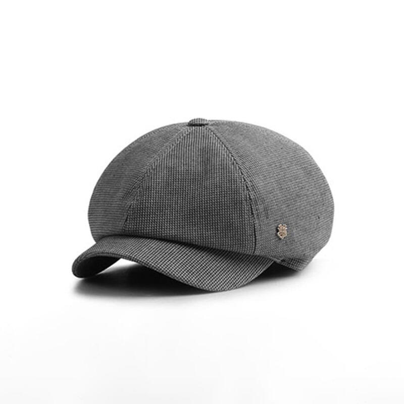 Oversized casual waffle pattern boy cap, all-season hunting cap XL