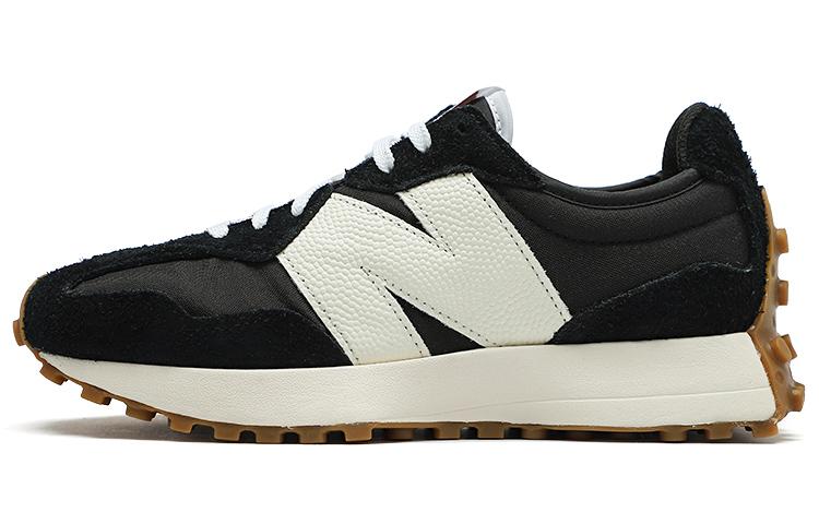 327 Wmns New Balance Black White Gum Women s WS327BL 38
