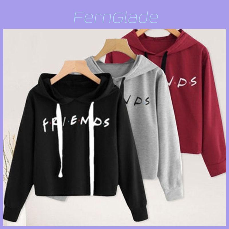 Friends Womens Print Hoodie Hoody Sweatshirt Ladies Pullover Sweater Jumper Hot