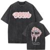 Metal Vintage T-shirt for Rappers/hip-hop Artists; Unisex Loose Fit
