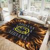 Nirvana Design Crystal Velvet Carpet Cozy Non?Slip Printed Rug For Bedroom Living Room Entrance