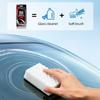 Windshield Oil Film Remover 5 Pieces Auto Cleaning Supplies Car Glass Stain Removal Sponge For Detailers Drivers Road Trips