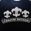 CHROME HEARTS S Long-sleeved T-shirt Black Cotton Mens