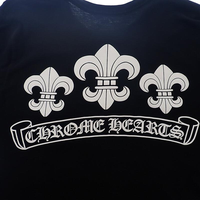 CHROME HEARTS  S Long-sleeved T-shirt black cotton mens
