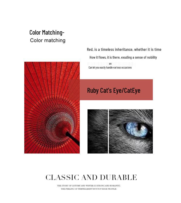 AS New Gem Red Cat Eye Gel Polish - Autumn/Winter 2022 Dynamic Crushed Diamond Crystal Cat Eye Nail Art