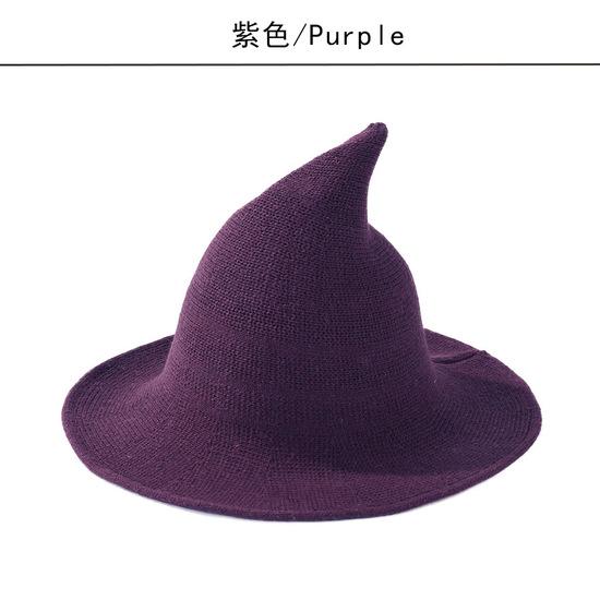 Halloween hat, witch hat, magician's hat, wool wizard hat