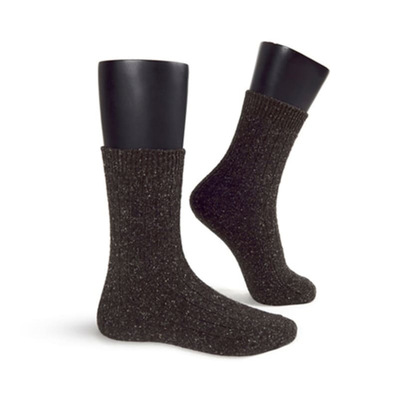 Abiruz Women's Agnes Wool Socks Brown