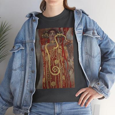 Hygieia Klimt Art Shirt and Kids Tshirt, Vintage Art Apparel