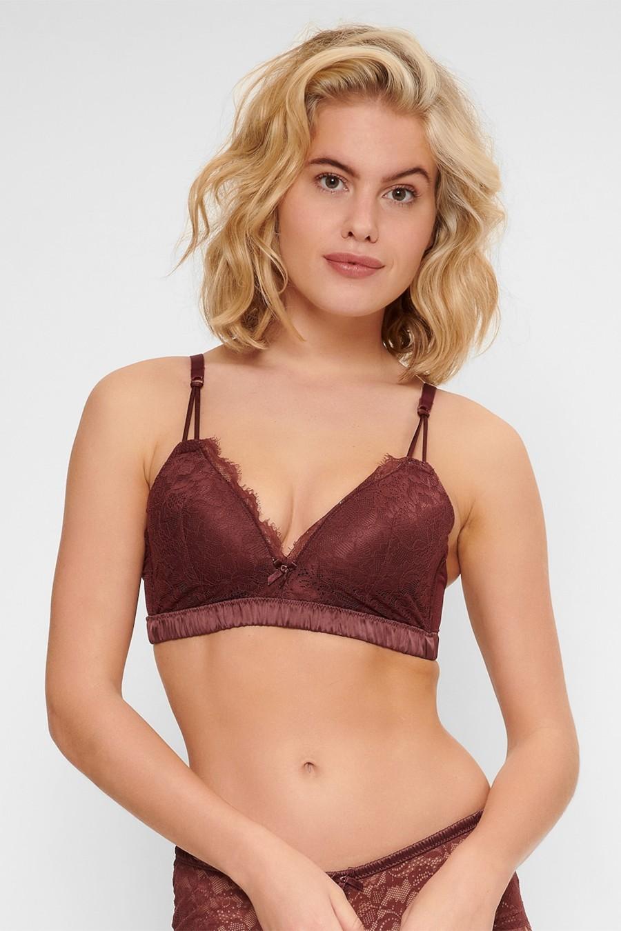 

Бюстгальтер з ущільненої чашкою LingaDore (77551) 75B brown-nose кольору