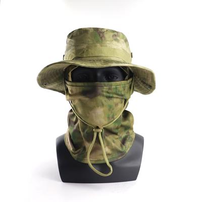 Hiking Fishing Benny Hat Outdoor Sports Sunblock Uv Protection Neck Face Camouflage Adjustable Benny Hat And Mask