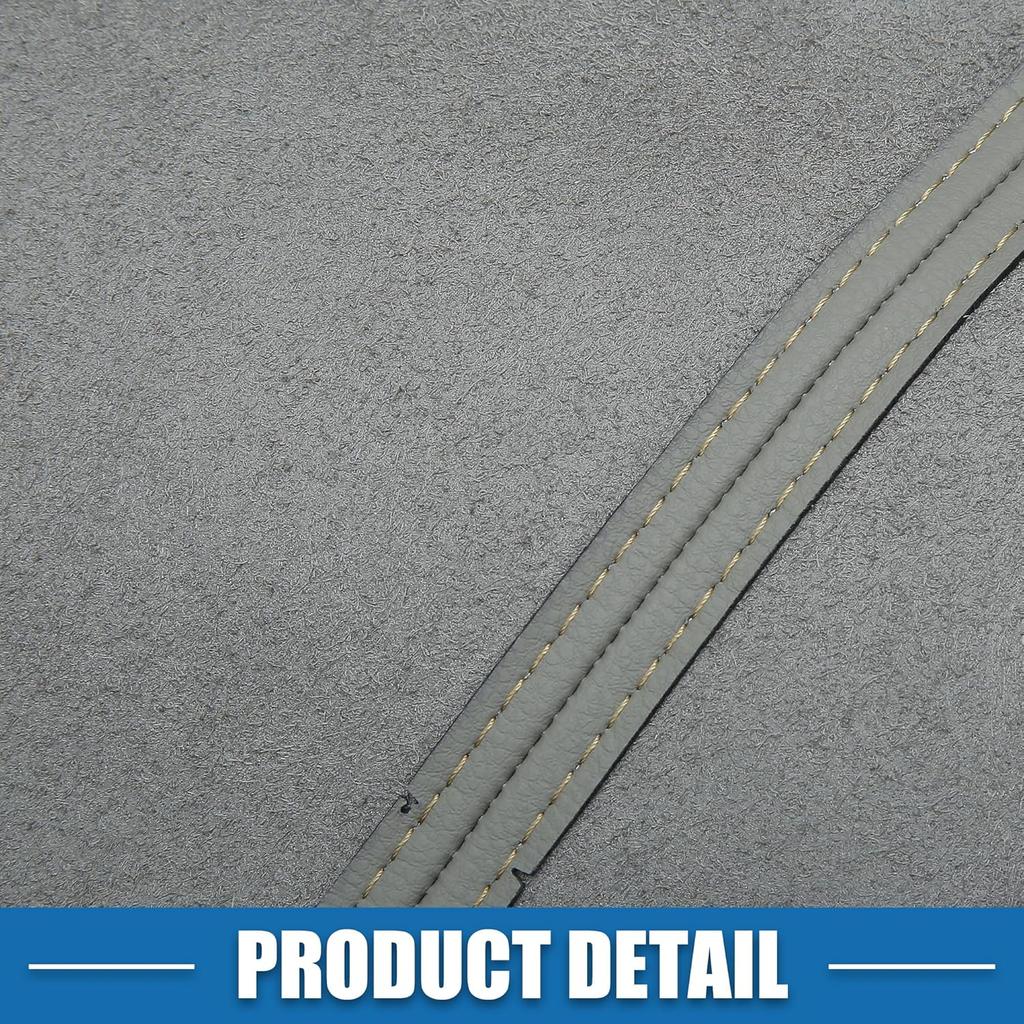 Car Front Door Panel Armrest Cover Interior Door Trims for Hyundai Santa Fe 2006-2012 Gray 1 Pair