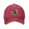 Tyrannosaurus Rex Graphic Denim Baseball Cap Breathable Cotton Adjustable Dad Hat Casual Outdoor Unisex