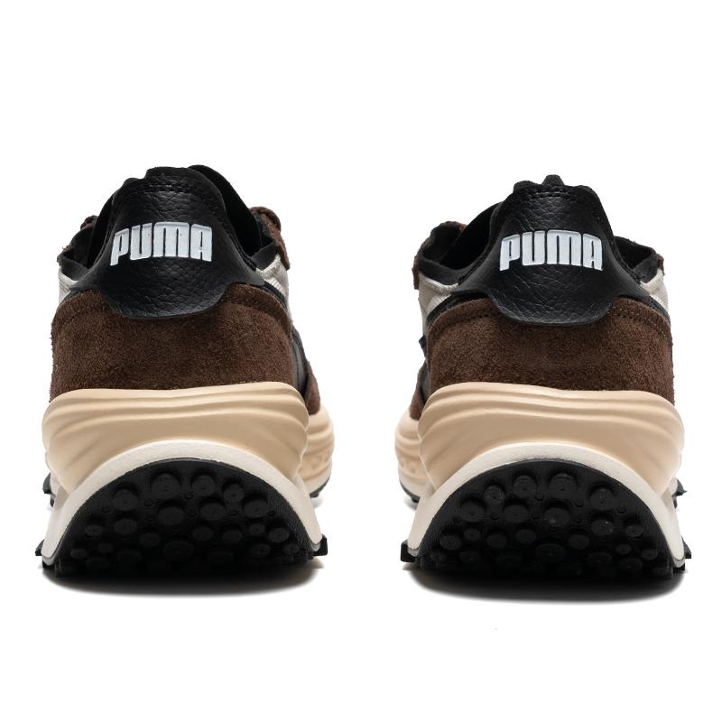Puma Rider Elite Fabric Synthetic Leather Winter Comfortable Durable Breathable Low-Top Lifestyle Casual Shoes Unisex sneaker Brown Black 403301-01