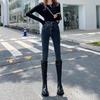 2025 New Women's High-Waisted Fleece-Lined Skinny Jeans – Slimming, Tall, Versatile, Lengthened for 175cm and Above
