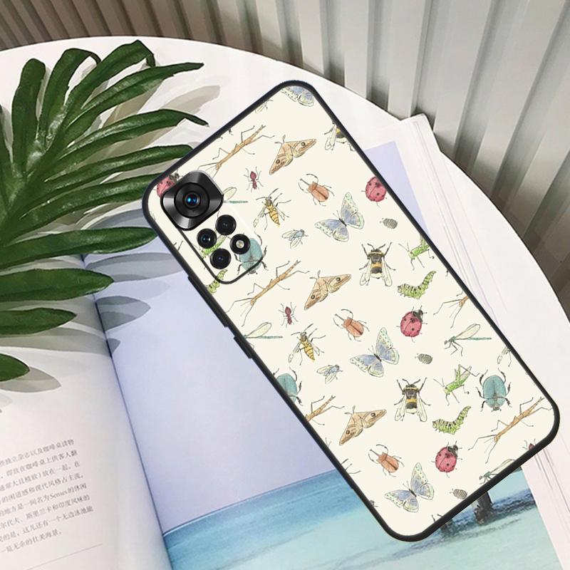 Beetles Insects Funda For Xiaomi Redmi Note 13 10 11 12 14 15 Pro Plus Case For Redmi 15C 12C 13C 14C 10C 15