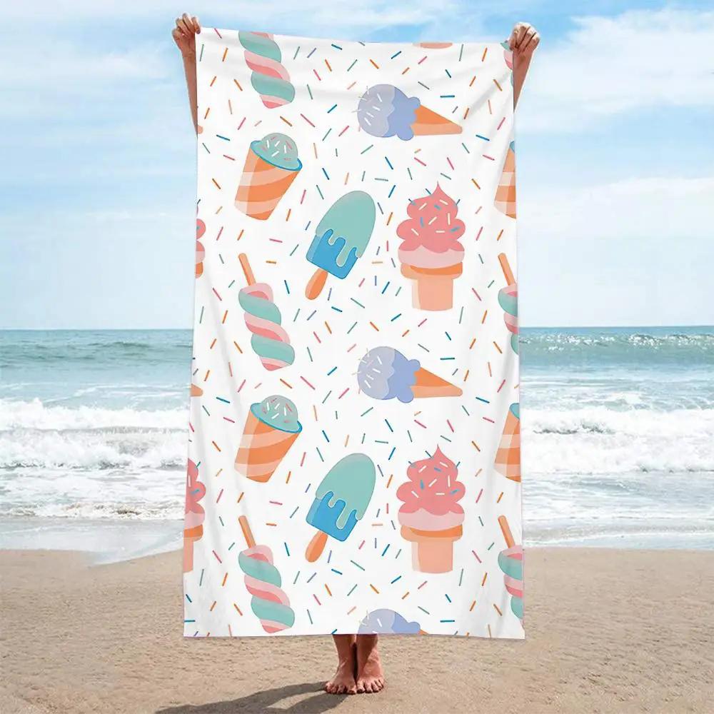 1pcs Queen and King Beach Towels, Ultra-fine Fiber Quick Drying Absorbent Large Beach Towels, Beach Vacation